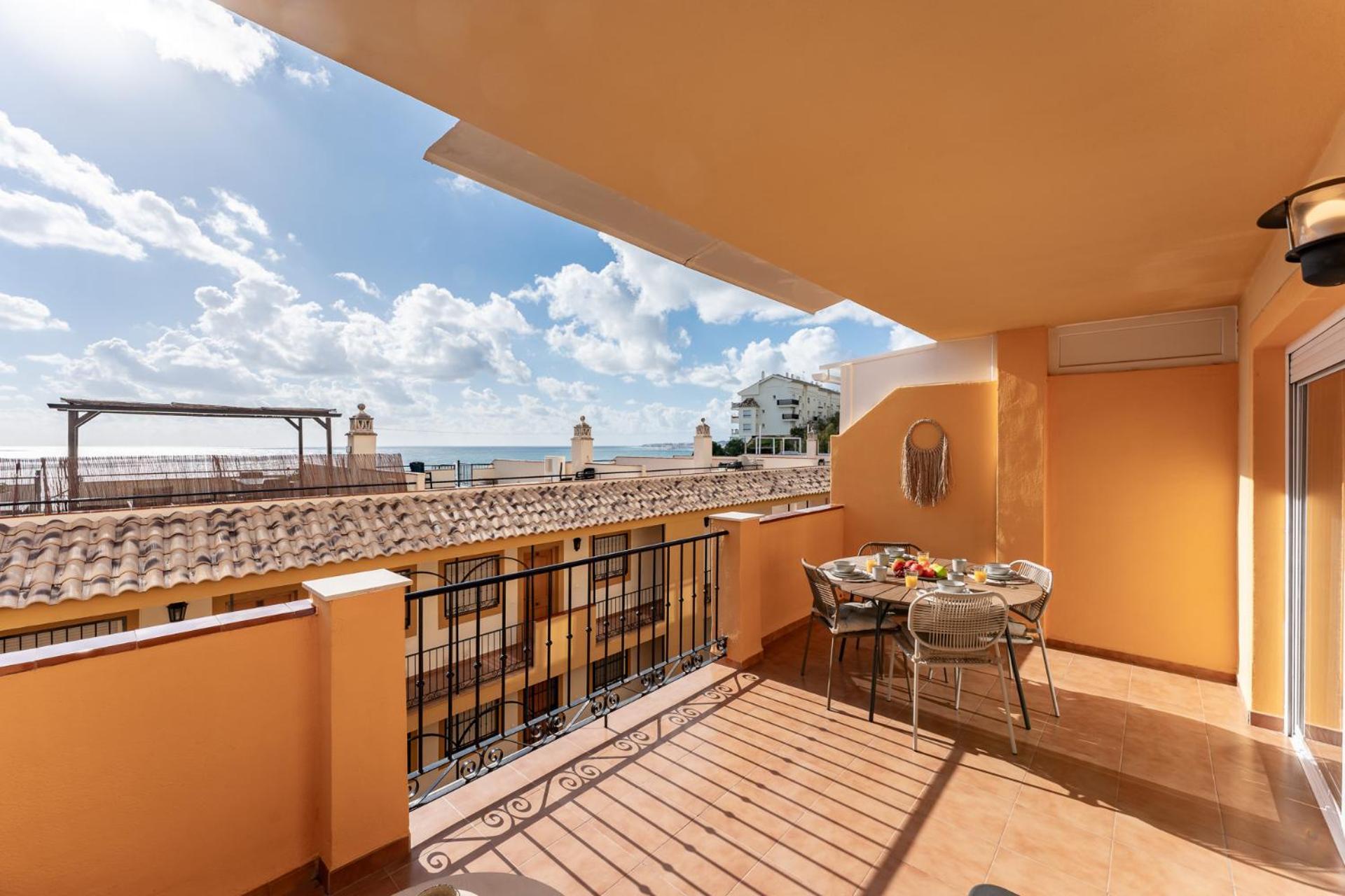 Апартаменты Horizon Del Mar, 2Bd Terrace, Sea View & Pool & Parking Бенальмадена Экстерьер фото