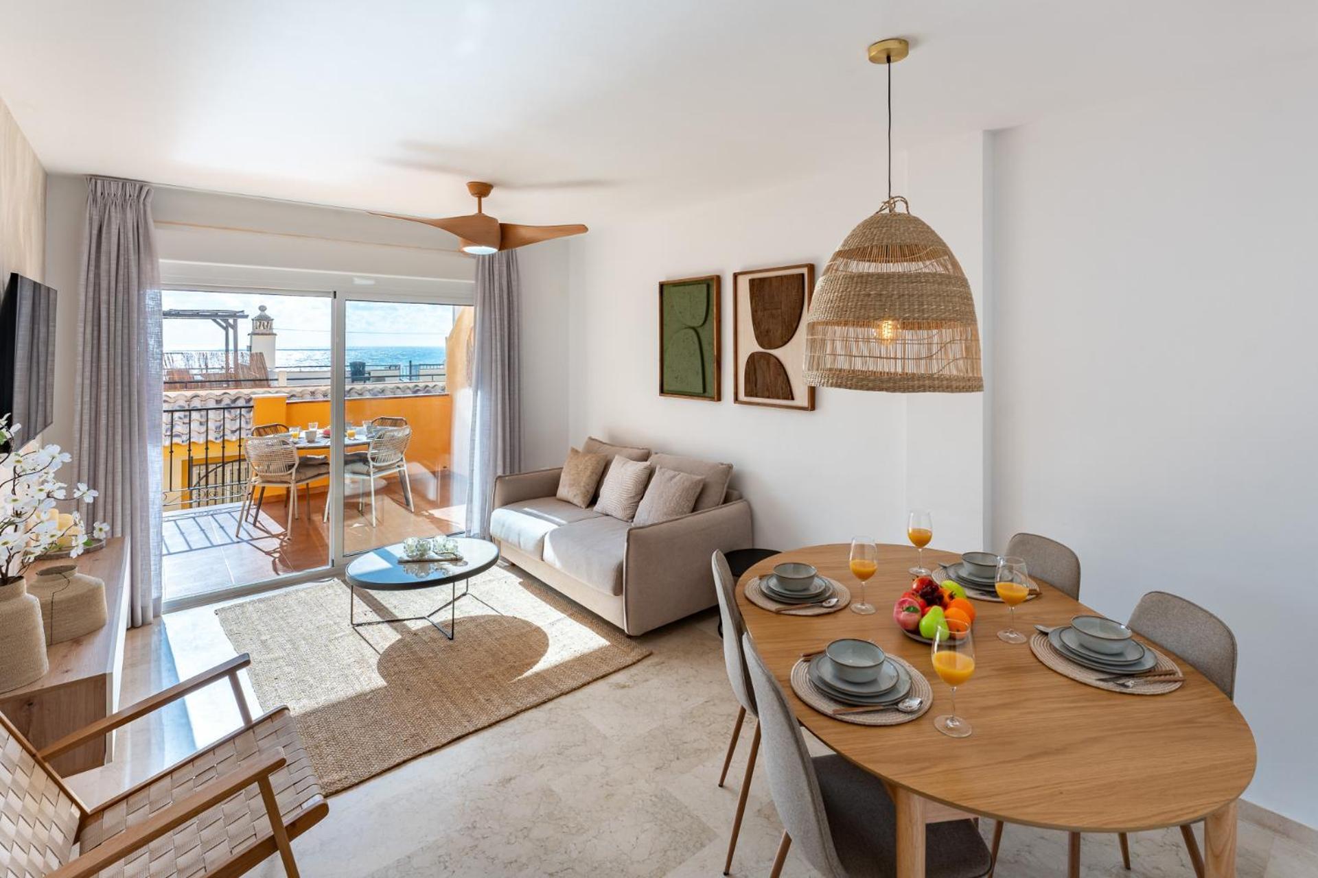 Апартаменты Horizon Del Mar, 2Bd Terrace, Sea View & Pool & Parking Бенальмадена Экстерьер фото