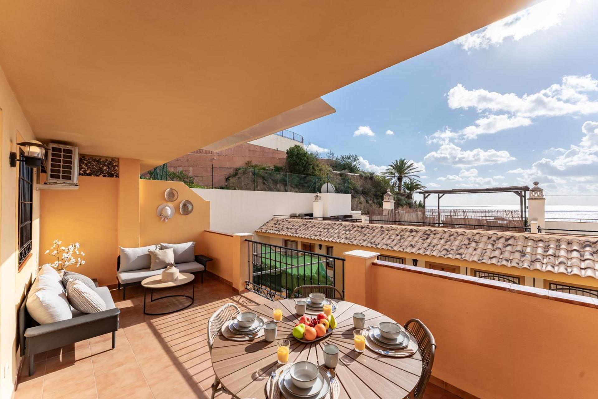 Апартаменты Horizon Del Mar, 2Bd Terrace, Sea View & Pool & Parking Бенальмадена Экстерьер фото
